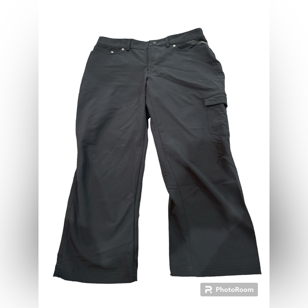 Womens BONTRAGER Black Cycling Commuting Knicker Pants Sz‎ S **broken zipper**